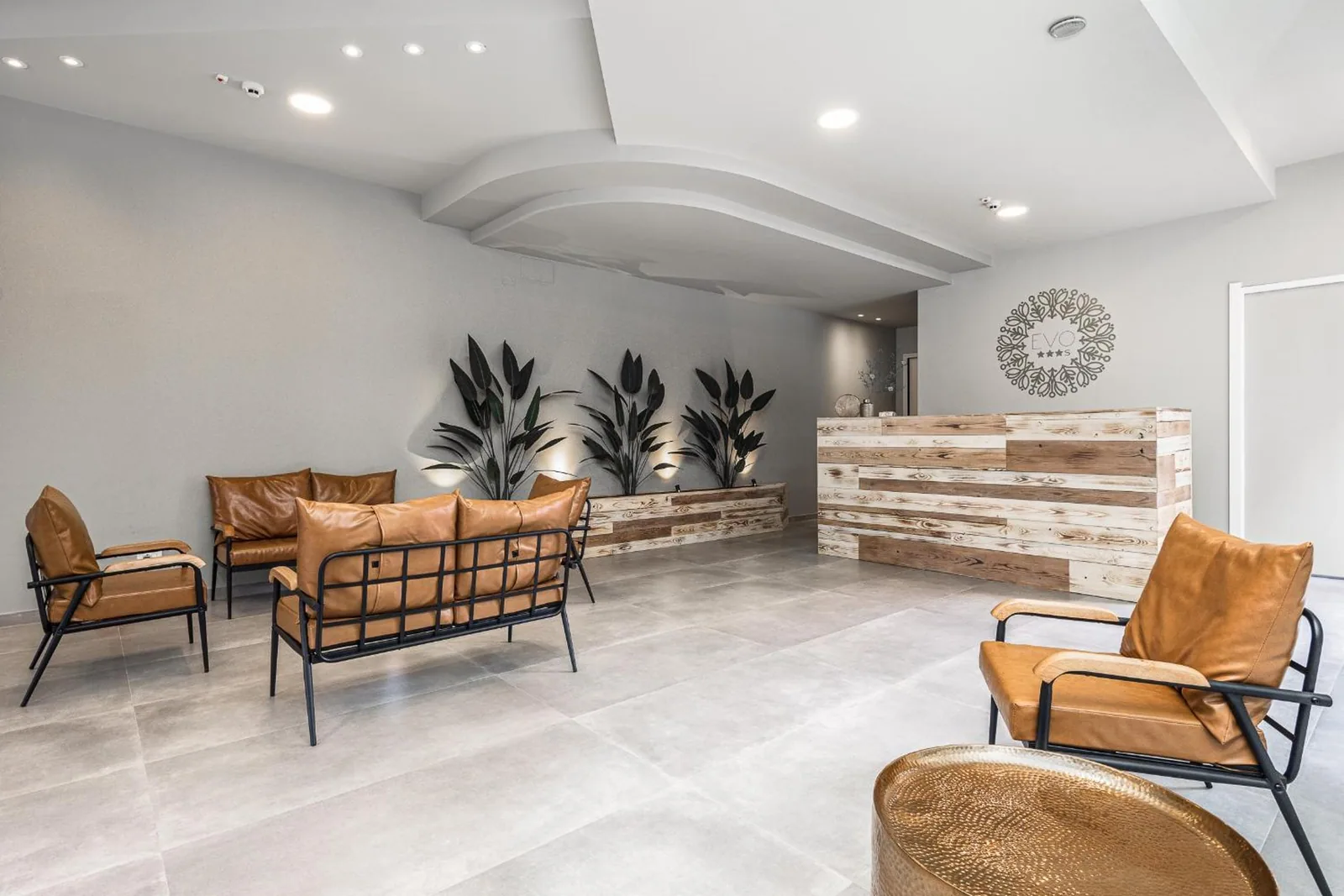 Lobi sa kožnim foteljama i recepcijom · Hotel Cola, Bellaria - Igea Marina
