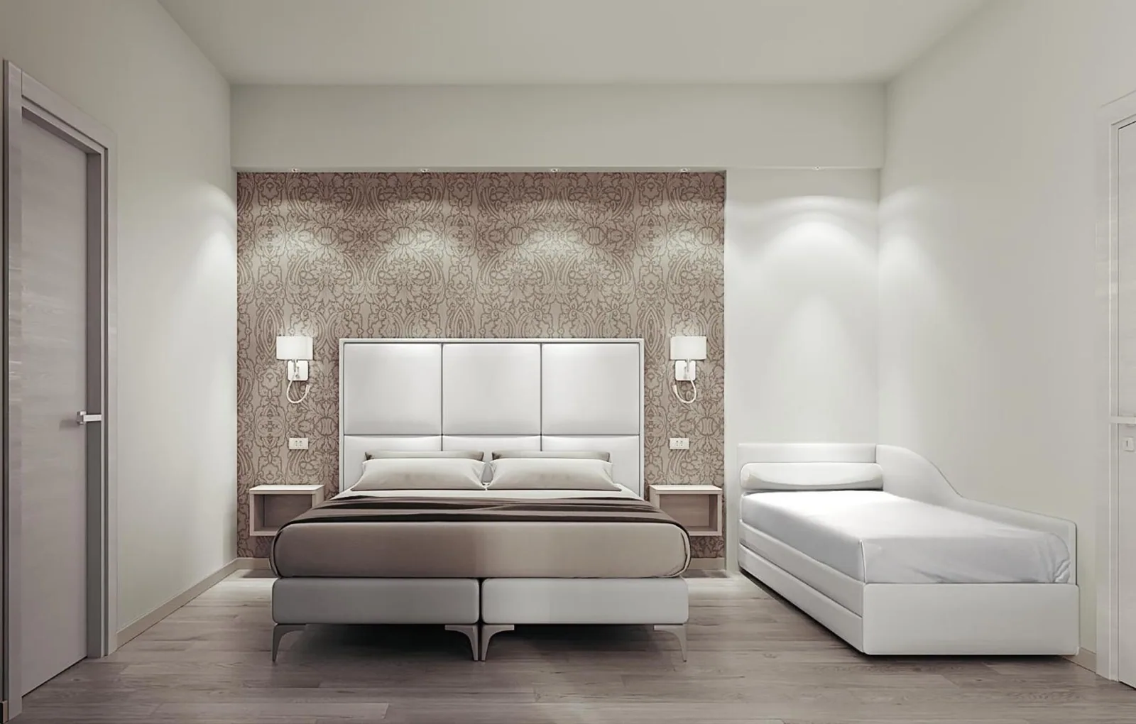 Room with bed and additional daybed · Hotel Fabius, Bellaria - Igea Marina