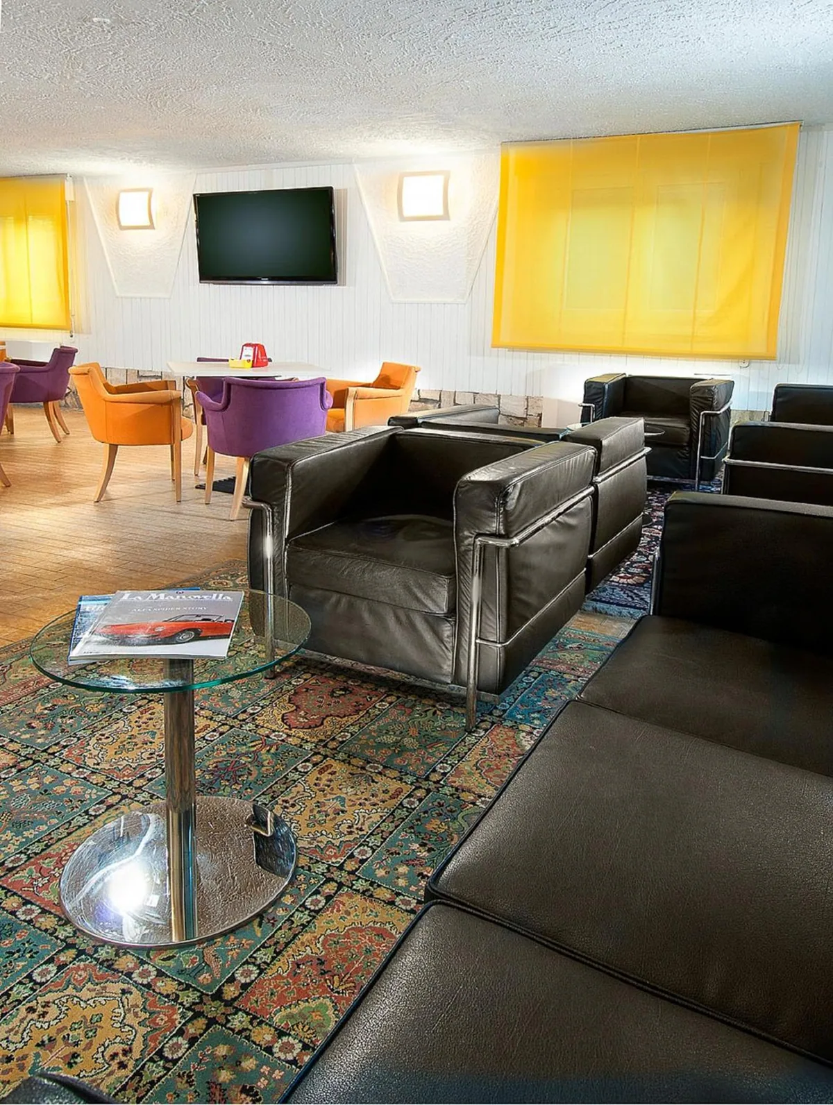 Salon sa foteljama i stočićem na tepihu · Hotel St Moritz, Bellaria - Igea Marina